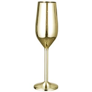 Roestvrij Staal Rode Wijn Glas Koper Plated Champagne Cup 200/500Ml Beker -Resistente Mousserende Wijn Glas cider Beker