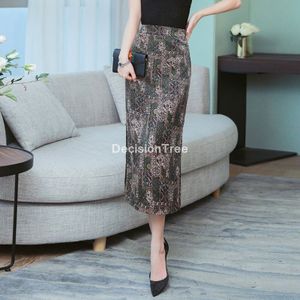 Traditionele Chinese Moderne Cheongsam Rok Vrouwen Retro Dagelijks Tonen Cheongsam Rok Lady Highwaist Cheongsam Rokken