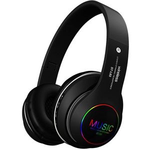 Draadloze Bluetooth Hoofdtelefoon Stereo Gaming Headset Ondersteuning Tf Card Met Microfoon Voor Luisteren Naar Muziek Kijken Naar Films Running