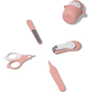 4 Stks/set Baby Veiligheid Nail Care Set Baby Gezondheidszorg Kits Effen Kleur Zuigeling Vinger Trimmer Draagbare Schaar Nagelknipper