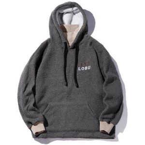 Dark Icoon Fleece Trui Mannen Hoodie Herfst Oversized Sweatshirts Met Hoodie Preppy Stijl Man Kleding