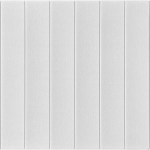 Wit Gegoten 3D Zelfklevende Behang Muur Panel 441974401