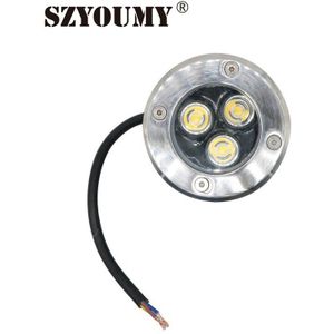 SZYOUMY 3 W LED Ondergrondse Licht Outdoor Begraven Verzonken Vloerlamp Waterdicht IP67 Landschap Trap Verlichting 85-265 V AC