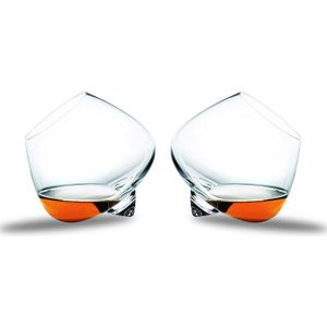 Moderne Minimalistische Whiskey Cocktail Glas Tumbler Cone Bottom Bar Crystal Glas Wijn Glas