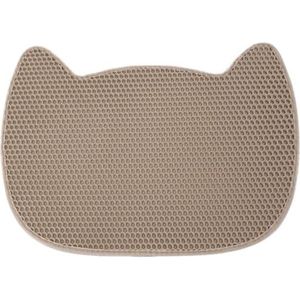 Waterdichte Kattenbakvulling Mat Huisdier Tapijt Kat Zand Kattenbak Mat Katten Matten Voor Huisdieren Katten Trapper Opvouwbare Eva Non-slip Matten Accessoires