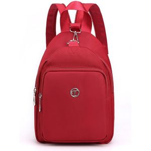 Multifunctionele Vrouwen Rugzak Waterdicht Nylon Rugzak 7 Kleuren Lady Vrouwen Rugzakken Vrouwelijke Casual Reizen Mini Tas Roze