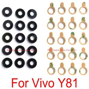 1 ~ 50 Stuks Mobiele Telefoon Achteruitrijcamera Glas Lens Voor Vivo Y81 Belangrijkste Camera Lens Glas Cover Met Sticker vervangende Onderdelen