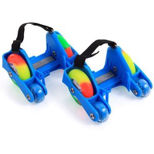 Kinderen Sport 4 Wielen Katrol Verlichte Knipperende Led Wielen Hak Skate Rollen Schaatsen Schoen Knipperende Roller Skate Schoenen Kids