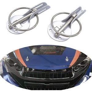 Kaufe Universal Racing Auto Haube Pin Motor Motorhaube Riegel 2 Farben Schloss Kit Nachrüstung mit Schlüssel Haube Schloss Haube Montieren auto Zubehör zum Preis ab 13