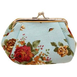 Vrouwen Dame Portemonnee Retro Vintage Bloem Kleine Portemonnee Hasp Purse Clutch Bag Portemonnee 342510 ##418