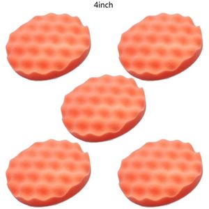 5Pcs 2 &quot;/3&quot;/4 &quot;/5&quot;/6 &quot;/7&quot; Spons foam Polijsten Buffing Pads Voor Auto Beauty Waxen Polijsten Pad