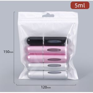 5Ml Parfum Fles Draagbare Geur Doseren Fles Bodem Druk Vul Travel Hervulbare Fles 1 Pakket