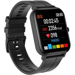 F22 Smart Horloge Mannen Vrouwen Hartslag Monitoring IP67 Waterdichte Smartwatch Fitness Tracker Voor Iphone Xiaomi Zwart