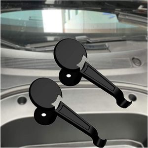 Een Paar Plastic Haak Voor Tesla Model 3 Voor Machinekamer Opslag Haak Kofferbak Modely Auto Interieur Accessoires