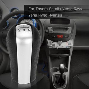 5 Speed Gear Stick Pookknop Insert Vervanging Voor Toyota Corolla Verso Rav4 Yaris Aygo Avensis Auto-Styling Auto accessoires