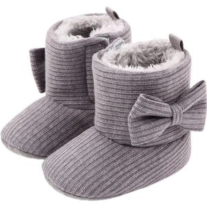 Pasgeboren Baby Meisjes Jongens Winter Schoenen Snowboots Zachte Zool Antislip Crib Schoenen Pluche Warm Strik Booties Peuter schoenen