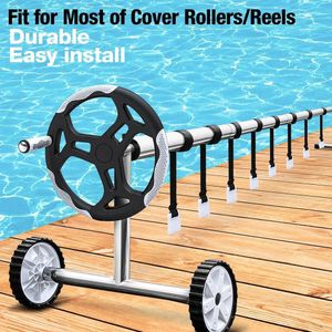 Zwembad Solar Cover Reel Adhesive Strap Cord Plaat Gesp Attachment Kit Lijm Stevig Duurzaam Eenvoudig Te Installeren