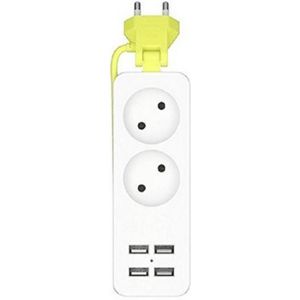 Meerdere Draagbare Reizen 1200W 1.5 M 4 Usb-poort Lader Socket Eu Uk Us Plug Power Strip Plug Adapter voor Smartphones Tabletten