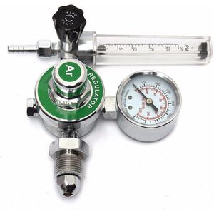 Argon CO2 Gas Mig Tig Flow Meter Lassen Las Regulator Gauge Voor Lasser CGA580 Past