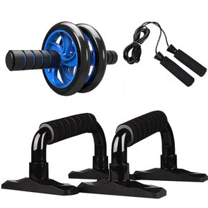 8 In 1 Ab Roller Springtouw Sport Thuis Abdominale Wiel Met Mat Resistance Band Voor Arm Taille Been Workout gym Fitness Apparatuur