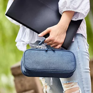 PU-leren Etui Met 150 Elastische Vakken – Grote Capaciteit, Handvat, Organizer Voor School & Kunst