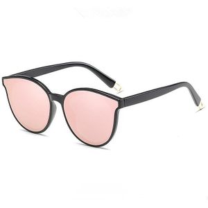 Vrouwen Kleur Luxe Platte Top Cat Eye Zonnebril Elegante Oculos De Sol Mannen Twin Beam Oversized Zonnebril UV400