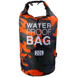 Pvc Waterdichte Droge Zakken 2/5/10/15/20L Outdoor Draagbare Camouflage Rafting Duiken Dry Bag zak Zwemmen Tassen Voor River Trekking
