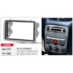 Radio Fascia voor ALFA ROMEO 147 (937) GT (937) dubbel Din Radio DVD Stereo CD Panel Dash Mount CARAV 11-188