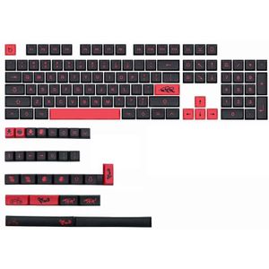 H7EC Mizu 132 Toetsen Keycap Pbt Xda Profiel Keycovers 5 Zijden Dye Sub Keycaps Voor Cherry Mx 61/87/104/108 Mechanische Toetsenbord