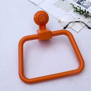 Badkamer Multifunctionele Krachtige Zuignap Handdoek Ring Badkamer Punch-Gratis Handdoek Opknoping Ring Naadloze Handdoek Wall Mount