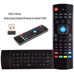 MX3 2.4G Wireless Keyboard Controller Afstandsbediening Air Mouse Voor Smart Android 7.1 Tv Box X96 Mini S905w Tx3 tvbox