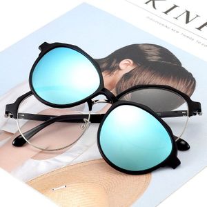 Zonnebril Clip op Glazen voor Rijden Gepolariseerde Zonnebril Oval Frame UV400 Bescherming Mode Vrouwen Mannen Optische Frame
