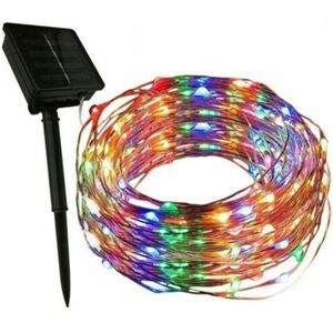 6/10M Led Outdoor Solar Lamp String Lights 60/100 Leds Fairy Christmas Party Garland Solar Tuin Waterdicht linghting