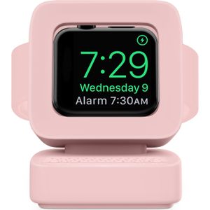 Mapuce Voor Iwatch 2 Klassieke Retro Siliconen Charging Stand Houder Voor Apple Horloge Iwatch Serie 1 2 3 Sport Editie 38Mm 42Mm