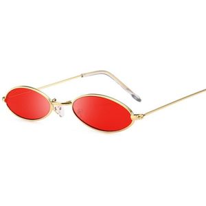 Retro Zwarte Ronde Zonnebril voor Vrouwen Mannen Kleine Ovale Aluminium Frame Zomer Stijl Unisex Zonnebril Vrouwelijke Mannelijke Goggle