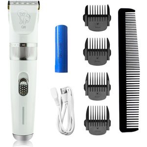 Huisdier Hiar Clipper Hond Haar Trimmer Met Kammen Elektrische Pet Hair Cutter Clipper Animal Grooming Clippers Hond Haar trimmer