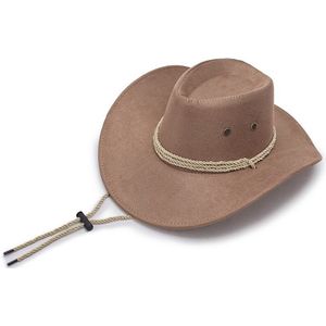 Zonnehoed Faux Lederen Cowboy Hoed Mannen En Vrouwen Reizen Caps Mode Westerse Hoeden Chapeu Cowboy 9 Kleuren