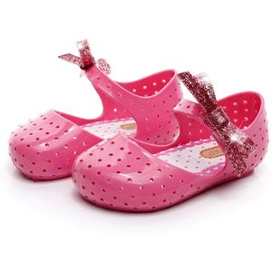 LONSANT baby schoenen uitgeholde jelly Baby sandalen blink Strik Gesp Kind sandalen zomer peuter kids zoete Schoenen
