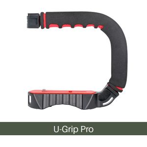 Ulanzi U-Grip Pro Video Actie Stabiliseren Handle Grip met 3 Schoen Mounts voor iPhone DSLR Camera 'S Camcorders GoPro hero 7 6 5