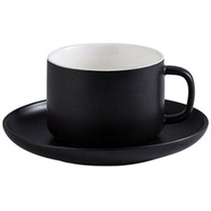 Nordic Stijl Matte Koffie Cup Set Thuis Bloem Afternoon Tea Cup Schotel Eenvoudige Keramische Koffie Melk Cup Drinkware