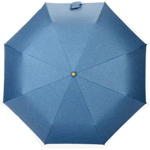 Leodauknow Volautomatische Drie Vouwen Bamboe Handvat Zon Uv-bescherming Vrouwen Reizen Paraplu.