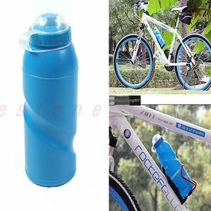 700Ml Outdoor Sport Fiets Plastic Water Drink Fles Camping Wandelen Blue