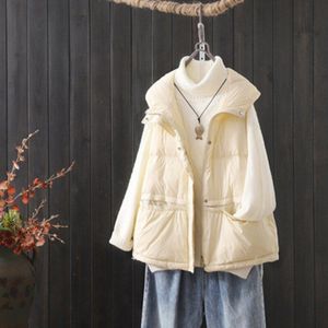 Vrouwen Vest Jas Lente Herfst Mode Hooded Chic Warme Jas Vest Mode Jeugd Elegante Straat Vest Jassen