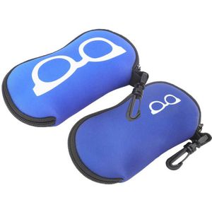 2Pcs Brillenkoker Neopreen Breukvast Rits Gevallen Protector Waterdichte Duiken Bril Bag Travel Accessoires