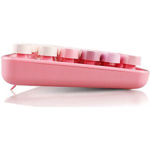 Mode Roze Toetsenbord En Muis Computer Pc Accessoires 2.4G Draadloze Toetsenborden Waterdicht Kantoor Gaming Optische Muis 1600 Dpi