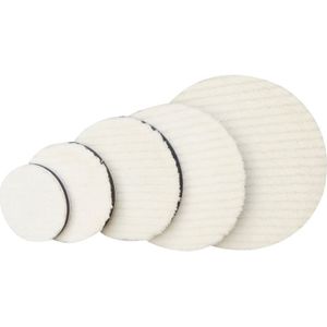 Auto-Styling 2/3/4/5/6/7 Inch Wol Polish Pads Wax Zelfklevende polijsten Plaat Ronde Wol Polish Disc Wiel Pad Polijstmachines