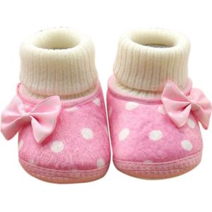 Baby Schoenen Pasgeboren Baby Meisje Strik Fleece Snowboots Booties Wit Prinses Schoenen Roze Paars Rood Winter Warme Schoenen