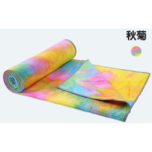 183*63Cm Antislip Yoga Deken Tie Dye Yoga Handdoek Microfiber Fitness Mat Absorberen Zweet Pilates Sport training Voor Gym Oefening