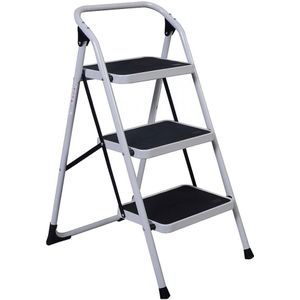 1Pc Praktische Nuttig Iron Ladder Huishoudtrapje Metalen Ladder Voor Indoor Dagelijks Gebruik Binnen