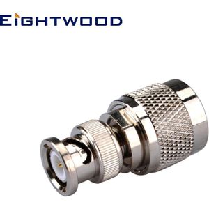 Eightwood 5 Pcs Bnc Naar Uhf Dus-239 SO239 Auto Radio Antenne Rf Coax Adapter Bnc Plug Naar Uhf dus-239 SO239 Plug Connector Recht